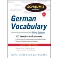 Schaum's Outline of German Vocabulary, 3ed von MCGRAW-HILL Professional