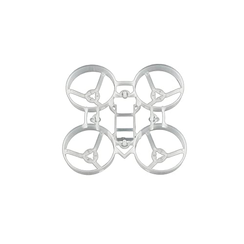 MCHkR TinyWhoop-kompatibles 3,1-g-FPV-Rahmenset für Bwhoop65 Mobula6 65-mm-RC-Racing-Freestyle-Drohnen 1S 0603 Brushless(1PC White) von MCHkR