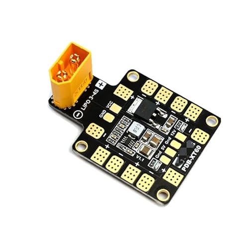 Stromverteilungsplatine mit BEC 5 V und 12 V für RC-Hubschrauber, FPV-Quadrocopter, Multicopter, kompatibel mit Matek Systems XT60, 2 Unzen Kupfer(1 Piece) von MCHkR