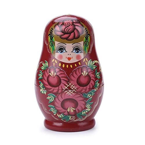 MCLIUJIA Russische Matroschka Puppen 5-teiliges Matroschka-Puppen-Holz-Matroschka-Set Russische Nesting Dolls Gift Home Decoration Nistpuppen Russische von MCLIUJIA
