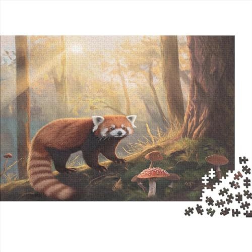 Red Pandas Puzzle 1000-Stücke Für Erwachsene Tiere Schwieriges Puzzle Lernspiel Wohnkultur von MCSQAEEZE