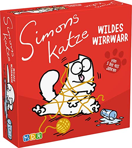 MDR, Simons Katze Wildes Wirrwarr - Kartenspiele - Fur Die Ganze Familie - Kartenspiele Für Kinder Kartenspiel Schnelligkeit - Simon Cat - Simons Katze Spiel von MDR