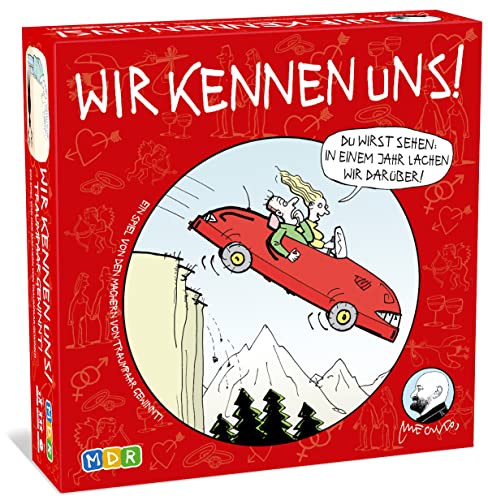 MDR – Wir kennen Uns – Gesellschaftsspiel für Paare & Freunde – Perfekt für lustige Abende & Dates – Karten- & Brettspiel für 1 bis 4 Paare von MDR