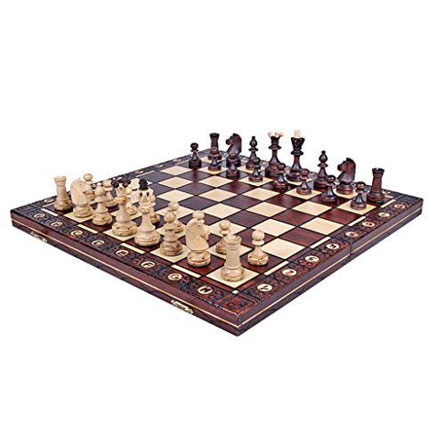 MDRBB Schachbrett-Set Schach Massivholz Importiert Faltschachbrett Dekoration Schach Für Geschenk Zuhause Schachsets von MDRBB