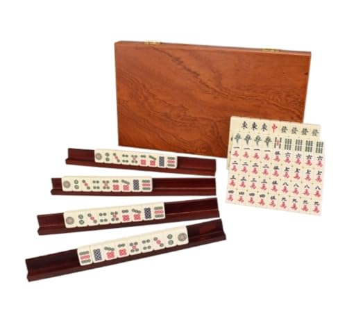 Mahjong Set Mahjong-Set MahJongg 144 Spielsteine, Chinesisches Mahjong-Spielset Mit Tragetasche Mahjong Erwachsene(B) von MDWZH