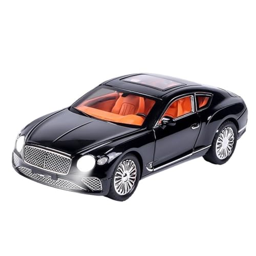 MDybf Zurückziehen Modell Für Continental GT Legierung Auto Modell Metall Auto Modell 1:24 Anteil (Color : Noir) von MDybf