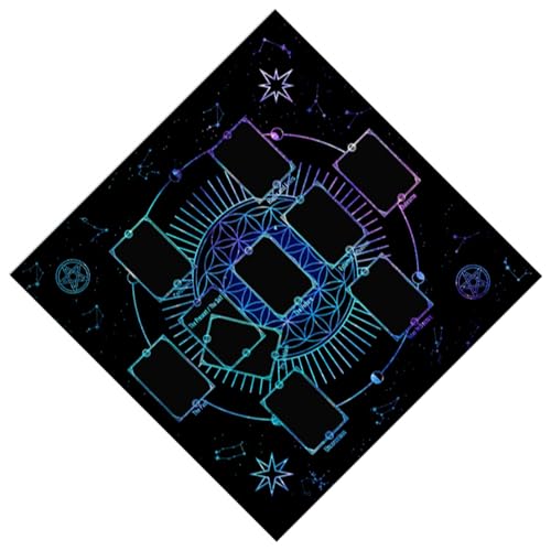 MEAKTSMI Multifunktionale Tarot Karten Tischdecken Altäre Dekorationen Tarot Tischdecke Pendel Weissagungen Altäre Tischdecke von MEAKTSMI