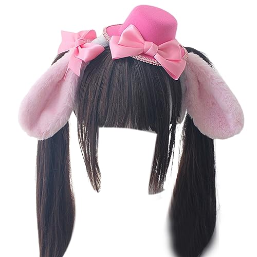 MEAKTSMI Schöne Ohr Top Stirnband Plüsch Anime Kopfschmuck Party Kostüm Kopfschmuck Mädchen Maid Kopfbedeckung Cosplay Zubehör von MEAKTSMI