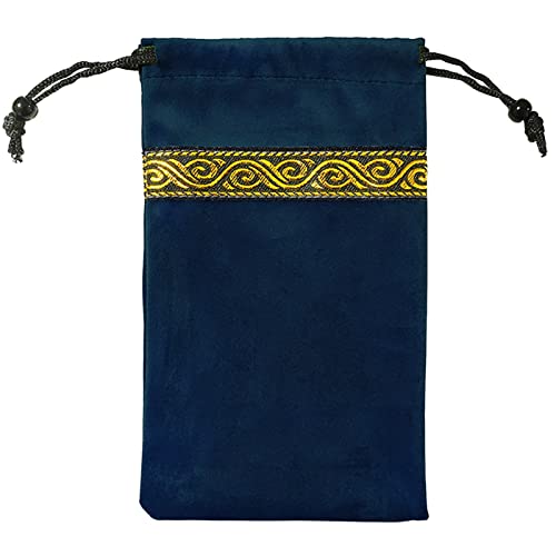 MEAKTSMI Wahrsagerei Tischdecke Orakel Kartendeck Tisch Brettspiel Tasche Kordelzug Schmuck Tarot Beutel Geschenke Verpackung Hochzeitstasche von MEAKTSMI