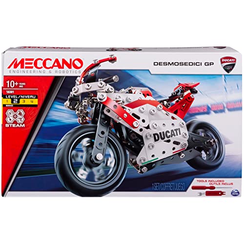 Meccano - Konstruktionsspielzeug - Meccano Model Set Ducati Motogp rot von MECCANO