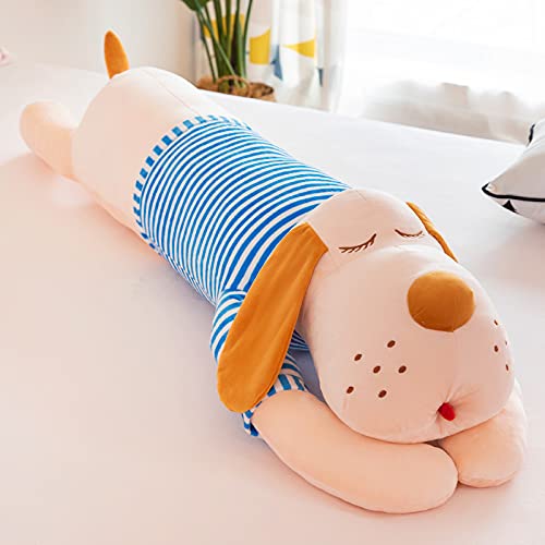 MEDFL 50-130cm großer liegender Hund Plüschtier Hundeumarmung Schlafkissen langes Kissen Puppe Puppe Puppe Geschenk für Jungen und Mädchen 90 cm C von MEDFL