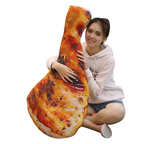 MEDFL 60-110 cm Simulation Lebensmittel Plüschtiere Real Life Chicken Chick Wing Drumstick Gebratener Reis Nudeln Kissen Kissen Lustiges Geburtstagsgeschenk 60 cm 2 von MEDFL