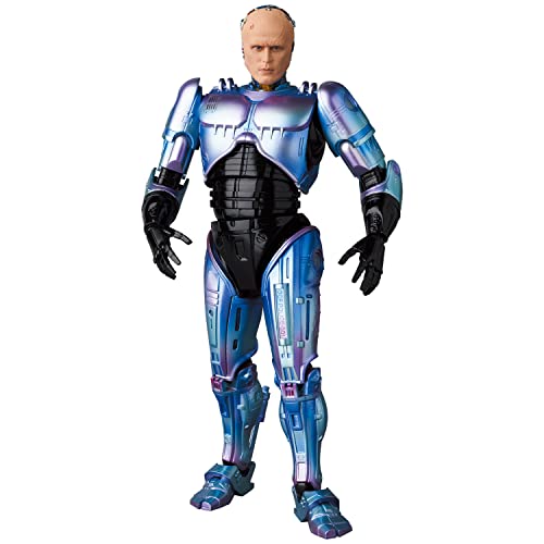 Medicom MAFEX No.196 Robocop 2 Robocop 2 Murphy Head Version, Gesamthöhe ca. 160 mm, Nicht skaliert, vorgefräste Actionfigur von MEDICOM TOY