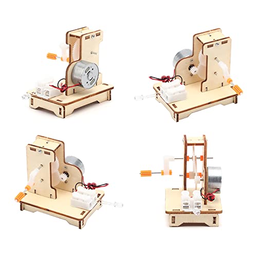 Lustige Physikalisches Experiment Erfindung Handkurbel Generator Modell Lernspielzeug von MEELYHOME