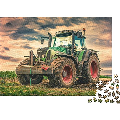 Landwirtschaftliche Werkzeuge Traktoren 1000 Teile Holzpuzzle Einzigartiges Puzzle Kreatives Puzzle Geschenk für Erwachsene,Familienspiel Herausforderungsaktivität 75x50cm von MEFESE