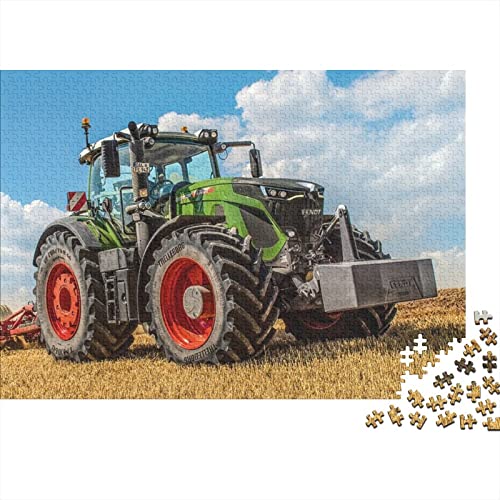 Landwirtschaftliche Werkzeuge Traktoren 500 Teile Holzpuzzle Einzigartiges Puzzle Kreatives Puzzle Geschenk für Erwachsene,Familienspiel Herausforderungsaktivität 52x38cm von MEFESE