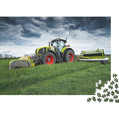 Puzzles für Erwachsene,1000-teiliges Puzzle für Teenager,Landwirtschaftswerkzeuge,Traktoren,Holzpuzzle,Geschenk,geeignete Puzzles für Familie und Freunde,75x50cm von MEFESE