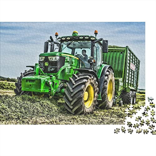 Puzzles für Erwachsene,1000-teiliges Puzzle für Teenager,Landwirtschaftswerkzeuge,Traktoren,Holzpuzzle,Geschenk,geeignete Puzzles für Familie und Freunde,75x50cm von MEFESE