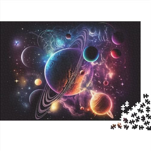 Wunderschöne Weltraum-Puzzles, 1000 Teile, Puzzle für Erwachsene und Kinder, einzigartiges, schwieriges und herausforderndes Puzzlespiel, Spielzeug, Geschenk (Größe 75x50cm) von MEFESE