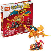 MEGA BRANDS HFG06 MEGA Pokémon Glumanda Evolution Set von MEGA BRANDS