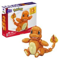 MEGA BRANDS HHL13 Pokémon Jumbo Glumanda Collector Figur (beweglich) von MEGA BRANDS