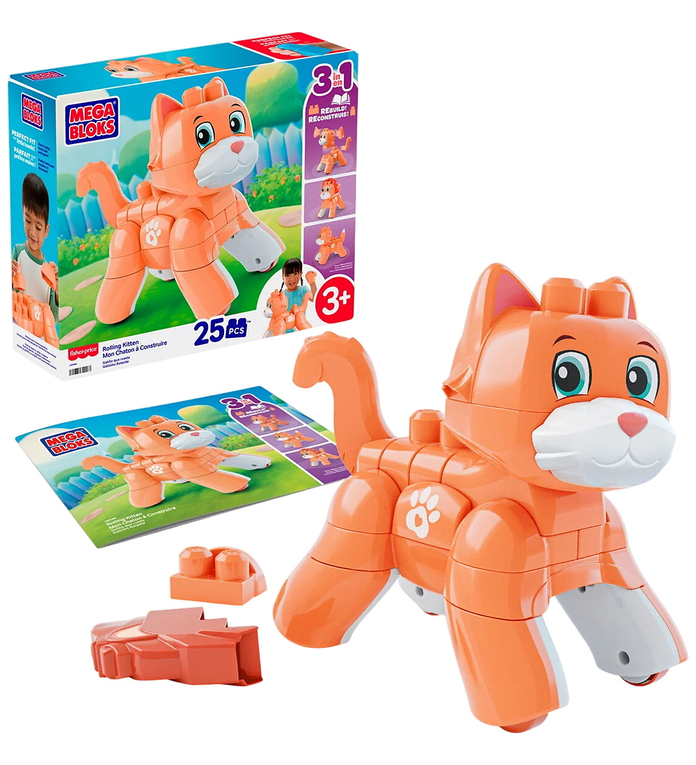MEGA Bloks Bauklötze - 25 Teile - Rolling Kitten - MEGA Bloks - One Size - Klötze MEGA Bloks Bauklötze - 25 Teile - Rolling Kitten - MEGA Bloks - One Size - Klötze von MEGA Bloks