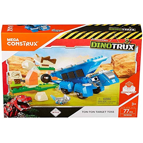 MEGA Mattel Bloks DXW46 - Construx Dinotrux Tacho Zielwurf, Baukästen von MEGA