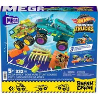 MEGA BRANDS HKF89 MEGA Hot Wheels Monster Trucks Mega-Wrex Knochen Crash Stuntbahn von MEGABRANDS