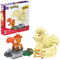 MEGA BRANDS HTH79 MEGA Pokémon Vulpix Evolutionsset mit 2 beweglichen Actionfiguren für Kinder von MEGABRANDS