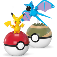 MEGA BRANDS HXP12 Pokémon Pokéball Pikachu & Zubat von MEGABRANDS