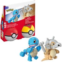 MEGA BRANDS HXP15 MEGA Pokémon 2er Pokéball Set - Schiggy und Tragosso von MEGABRANDS