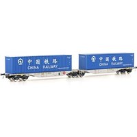 MEHANO 90702 H0 Containerwagen Sggmrss'90 "China Rail", AAE, Ep. VI von MEHANO