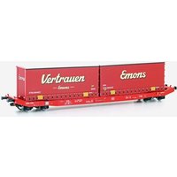 Mehano 28410 H0 Containerwagen Sgkkms 698 "Emons", DB AG Cargo, Ep. VI Mehano 28410 H0 Containerwagen Sgkkms 698 "Emons", DB AG Cargo, Ep. VI von MEHANO