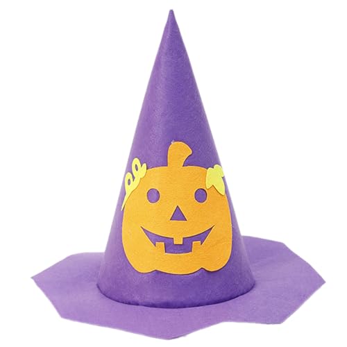 MEIBAOGE Halloween-Hexenhut für Kinder und Erwachsene, Halloween-Party, Cosplay, Kostüm, Requisiten, Hexenhut für Halloween-Party von MEIBAOGE