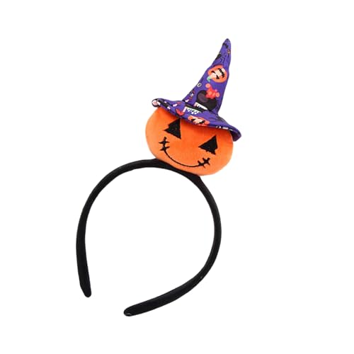 MEIBAOGE Halloween-Kürbis-Stirnbänder, verstellbare Kinder-Kopfbedeckung, bequemer Kopfschmuck für Kinder- und Erwachsenenkostüme von MEIBAOGE