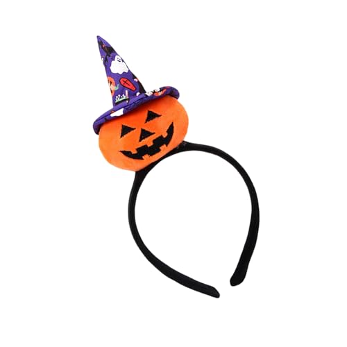 MEIBAOGE Halloween-Kürbis-Stirnbänder, verstellbare Kinder-Kopfbedeckung, bequemer Kopfschmuck für Kinder- und Erwachsenenkostüme von MEIBAOGE