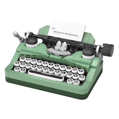MEIEST Retro Schreibmaschine Bausteine Set,Kreatives Sammelspielzeug Jahrgang Bausteine Spielzeug,Niedliche Heimdekoration MEIEST Retro Schreibmaschine Bausteine Set,Kreatives Sammelspielzeug Jahrgang Bausteine Spielzeug,Niedliche Heimdekoration von MEIEST