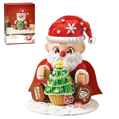 MEIEST Weihnachtsmann Bausteine Set,Kreatives Weihnachtsbaugeschenk,Fantasy Bauen Ziegel Spielzeug,Home Decor von MEIEST