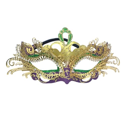 MEIYOUMK Elegante Venezianische Maske Lustige Masken Venezianische Halloween Kostüm Maske Karneval Maske Cosplay Party Kostüm Ball Hochzeit Party Maske Venezianische Maske Venezianischen Maske von MEIYOUMK