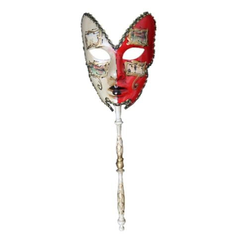 MEIYOUMK Elegante Venezianische Maske Lustige Masken Venezianische Maske Halloween Party Ball Prom Karneval Hochzeit Wanddekoration Faschingsmasken Venezianische Augenmaske von MEIYOUMK