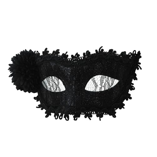 MEIYOUMK Maskerade Mask Maske Venezianisch Damen Maske Augenmaske Kostüm Maskenball Schwarz Gold Maskerade Maske Spitze Augenmaske Prom Halloween Prom Kostüm Party Maske Karneval Maskerade Masken von MEIYOUMK