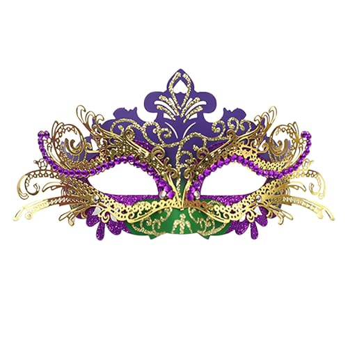 MEIYOUMK Maskerade Maske Für Frauen Venezianische Maske Damen Frauen Venezianische Maske Gesichtsmaske Halloween Karneval Augenmaske Fasching Venezianische Cosplay Masken von MEIYOUMK