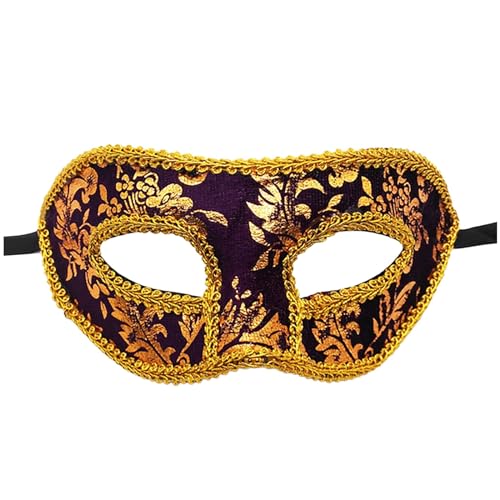 MEIYOUMK Maskerade Venezianische Maske Halbmaske Fasching Augenmaske Maske Maskerade Maske Für Halloween Karneval Abendkleid Tanz Ball Party Valentinstag Karneval Maske Maskerade Venezianische Maske von MEIYOUMK