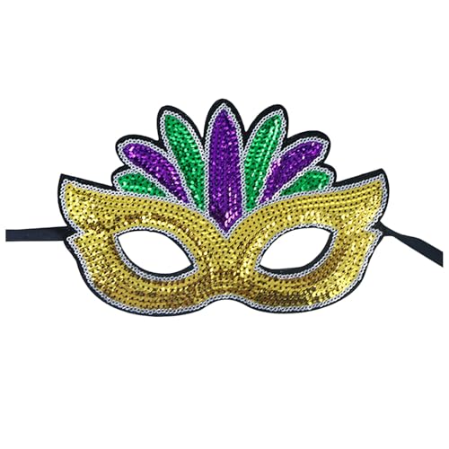 MEIYOUMK Masquerade Maske Fasching Masken Erwachsene Venezianische Musik Karneval Karneval Maskerade Maske Auf Einem Stock Party Verkleidung Dekor Maske Venezianisch Damen Venezianische Masken Frauen von MEIYOUMK