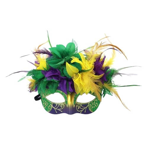 MEIYOUMK Masquerade Maske Maske Fasching Maskerade Spitzenmaske Für Halloween Maskenball Kostüm Karneval Abschlussball Party Kostüm Ball Masken Karneval Maske Herren Venezianische Maske Damen von MEIYOUMK