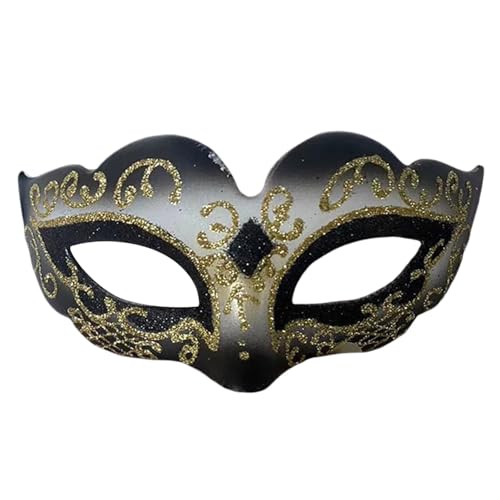 MEIYOUMK Venezianische Maske Karneval Maske Augenmaske Maske Maskerade Maske Für Halloween Karneval Abendkleid Tanz Ball Party Valentinstag Halbmaske Fasching Venezianischen Masquerade Maske von MEIYOUMK