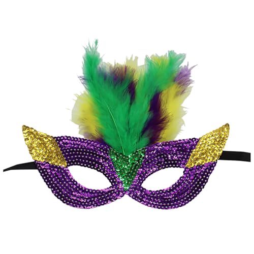 MEIYOUMK Venezianische Maske Venezianische Maske Damen Venezianische Musik Karneval Karneval Maskerade Maske Auf Einem Stock Party Verkleidung Dekor Faschingsmasken Männer Venezianische Masken von MEIYOUMK