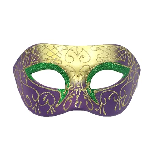 MEIYOUMK Venezianische Masken Für Frauen Venezianische Masken Maskenball Masquerade Mask Für Karneval Fasching Halloween Cosplay Kostüm Zubehör Venezianische Maske Elegante Venezianische Maske von MEIYOUMK