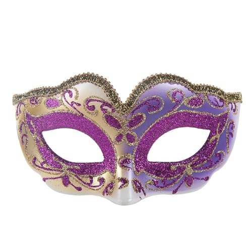 MEIYOUMK Venezianische Maskerade Maske Masken Fasching Venezianische Maske Halloween Party Ball Prom Karneval Hochzeit Wanddekoration Karneval Masken Venezianische Masquerade Masken von MEIYOUMK