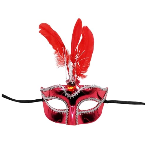 MEIYOUMK Venezianischen Maske Maske Fasching Frau Augenmaske Maskerade Maske Für Halloween Karneval Abendkleid Tanz Ball Party Fasching Masken Erwachsene Masquerade Maske von MEIYOUMK